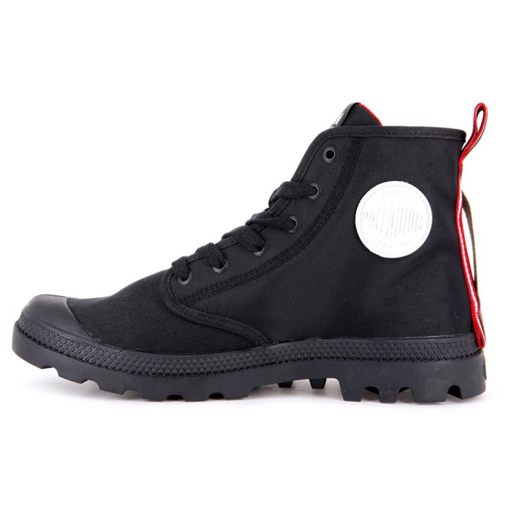 Palladium Pampa Dare 2 Survive Men's Boots Black | UK S739-OCP